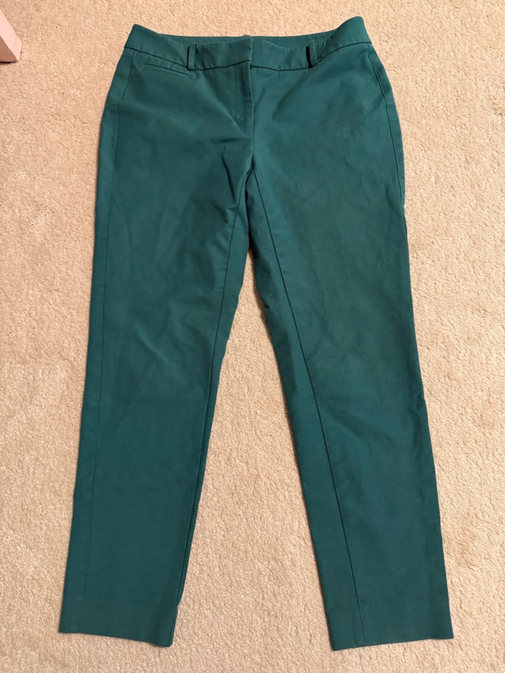 White House Black Market Deep Teal Slim Ankle Dress Pants 6R